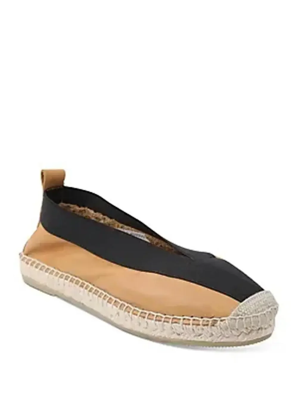 Andre Assous Women's Lulu Slip-On-Espadrille 6 Brown Leather Espadrille Flats
